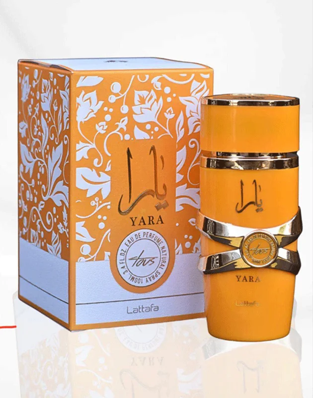 ادکلن زنانه لطافه مدل یارا توس زرد Yara Tous