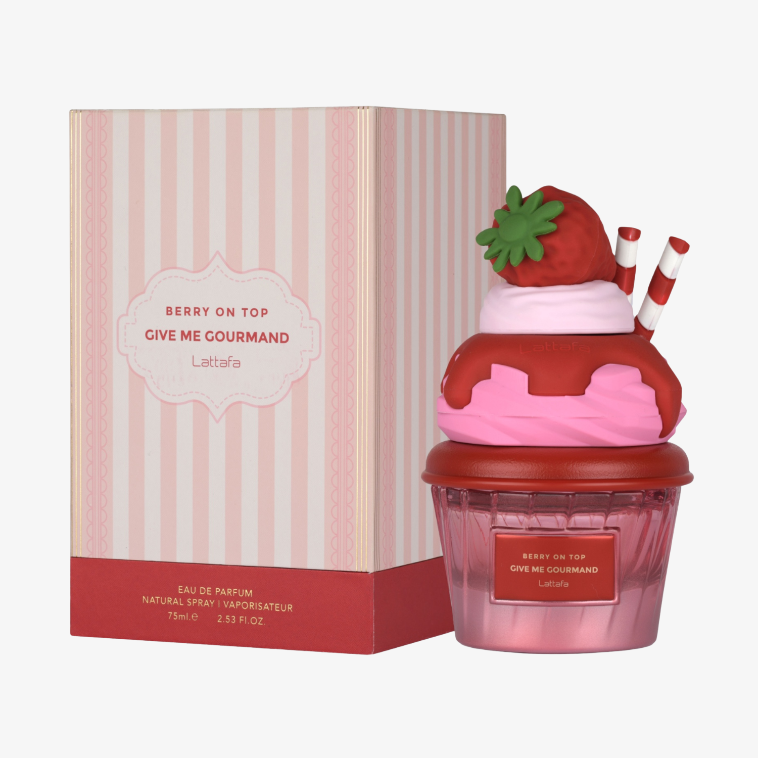 ادکلن لطافه مدل بری آن تاپ گیو می گورماند _ بری اون تاپ Lattafa berry on top give me gourmand