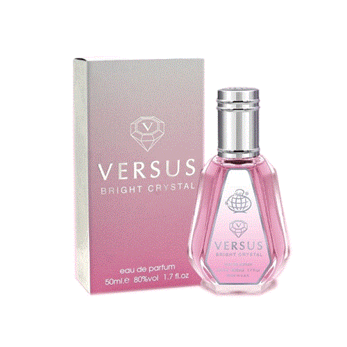 ادکلن 50 میل زنانه فراگرنس ورد ورسوس برایت کریستال رایحه ورساچه برایت کریستال(Versus) Versace Bright Crystal