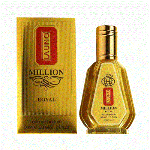 ادکلن 50 میل فراگرنس ورد مدل لائونو میلیون رویال رایحه پاکورابان وان میلیون رویال (La Uno Million Royal)Paco Rabanne 1 Million Royal