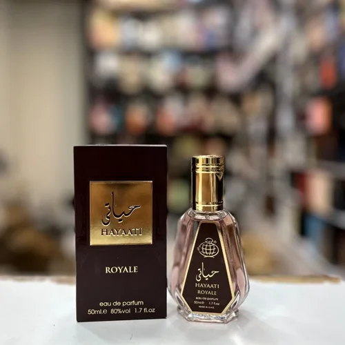 ادکلن 50 میل فراگرنس ورد حیاتی رویال _ حیاتی قهوه ای رایحه موصوف عربی (Royale) Ard Al Zaafaran Mousuf