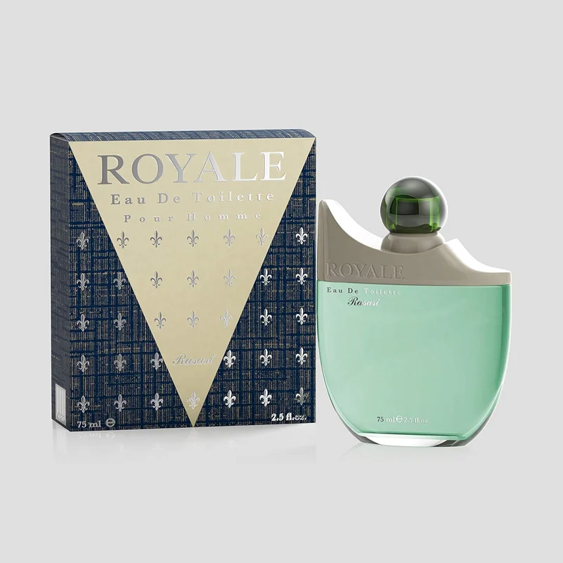 ادکلن اورجینال مردانه رصاصی(رساسی)مدل رویال سبز Royale green Rasasi for men