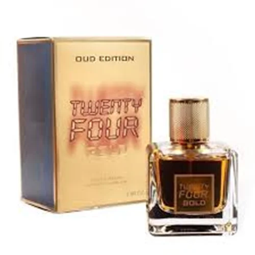 ادکلن فراگرنس ورد تونتی فور گلد رایحه گلد عود ادیشن 24 ( Twenty Four Gold)Gold Oud Edition 24