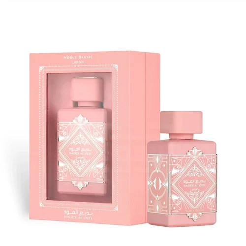 عطر ادکلن زنانه لطافه بدیع العود عود سابلیم نوبل بلاش  Lattafa Badee Al Oud  Noble Blush