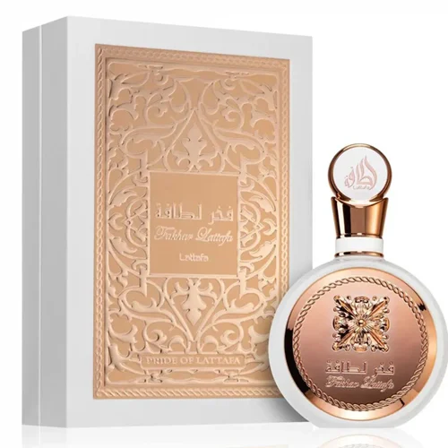 ادکلن لطافه پراید مدل فخر رز زنانه(رنگ رز گلد) Lattafa Fakhar Rose