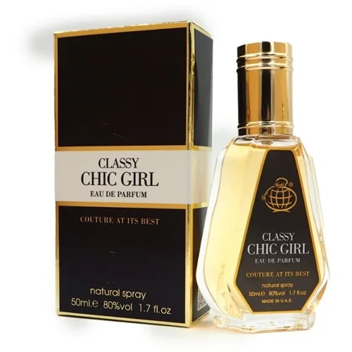 ادکلن 50 میل فراگرنس ورد مدل کلاسی چیک گرل رایحه گود گرل (گودگرل) (Chic Girl)Good Girl