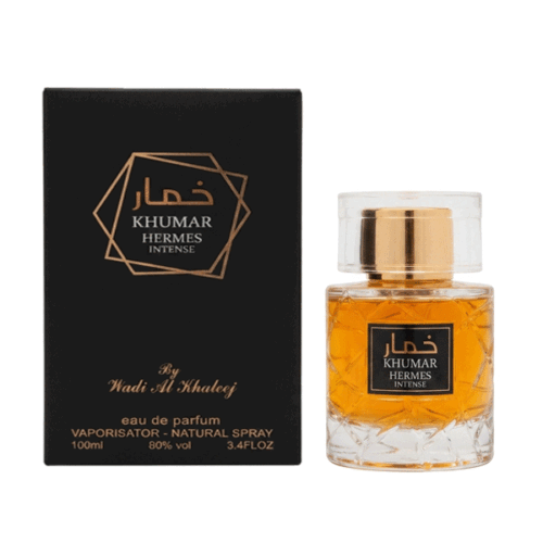 ادکلن وادی الخلیج مدل خمار هرمس اینتنس مشابه تق هرمس اینتنس وتیور (khumar Hermes Intense)Hermes Terre D’Hermes Eau Intense Vetiver