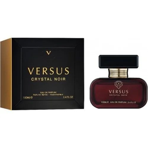 ادکلن زنانه فراگرنس ورد مدل ورسوس کریستال نویر رایحه ورساچه کریستال نویر (مشکی) ( Versus Crystal Noir)Versace Crystal Noir