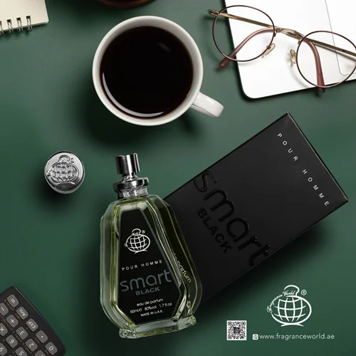 ادکلن 50 میل فراگرنس ورد اسمارت بلک پور هوم Smart Black Pour Homme Fragrance World