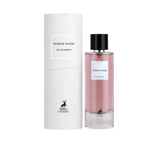 ادکلن الحمبرا مدل پرپل وود رایحه دیور پرپل عود ( Purple Wood)Dior Purple Oud