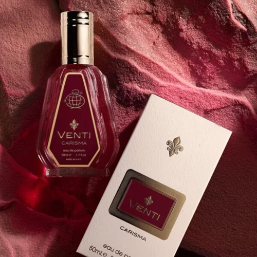 ادکلن 50 میل فراگرنس ورد مدل ونتی کاریزما رایحه کرید کارمینا(Venti Carisma) Creed Carmina
