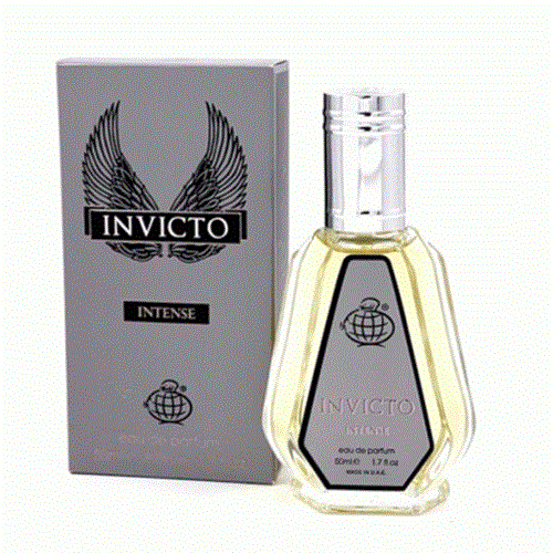 ادکلن 50 میل فراگرنس ورد مدل اینوکتو اینتنس رایحه اینوکتوس اینتنس پاکورابان (invicto intense) Paco Rabanne Invictus Intense