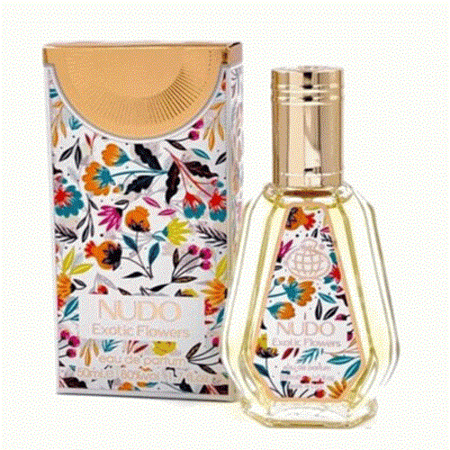ادکلن 50 میل فراگرنس ورد مدل نودو اگزوتیک فلاور رایحه اینیشیو نارکوتیک دلایت (Nudo Exotic Flowers) Initio Narcotic Delight