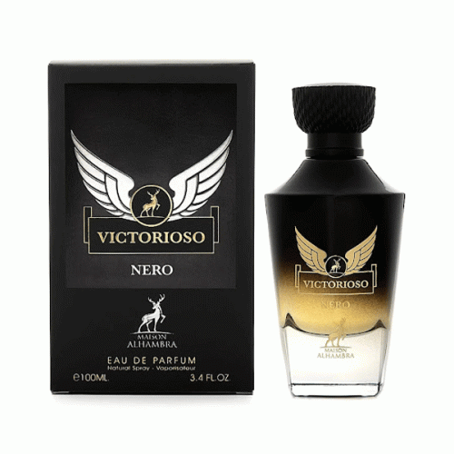 ادکلن الحمبرا مدل ویکتوریوسو نرو رایحه اینوکتوس ویکتوری (victorioso nero) Paco Rabanne Invictus Victory